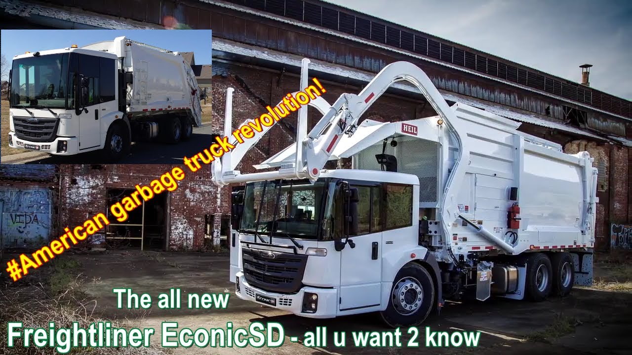 Freightliner EconicSD - #American garbage truck revolution - YouTube