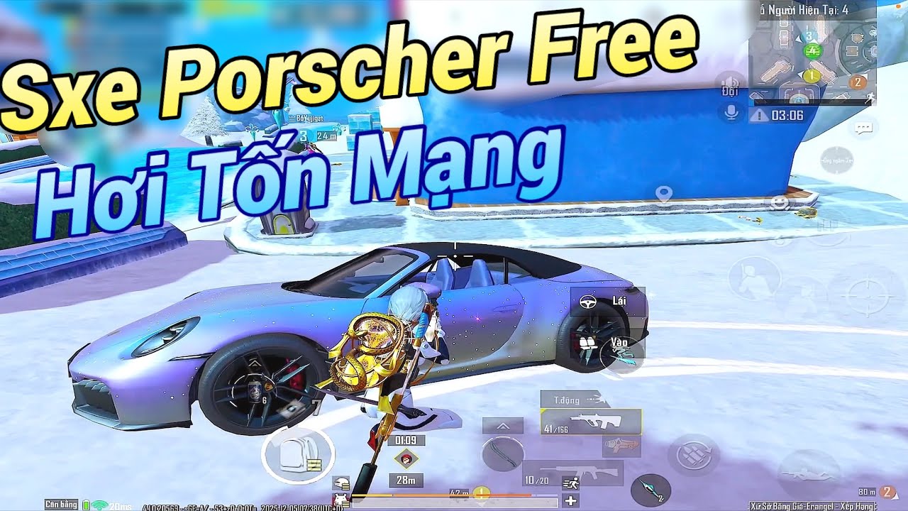 PUBG Mobile | Trải Nghiệm Siêu Xe Porsche Free - Săn Lùng Hội Đưa Thư 😆