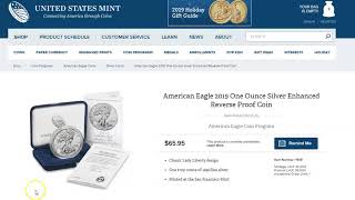 Did You Get the 2019 Silver Eagle Enhanced Reverse Proof Coin?