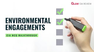 Free CIA Practice Questions | Pt 2 — Environmental Engagements