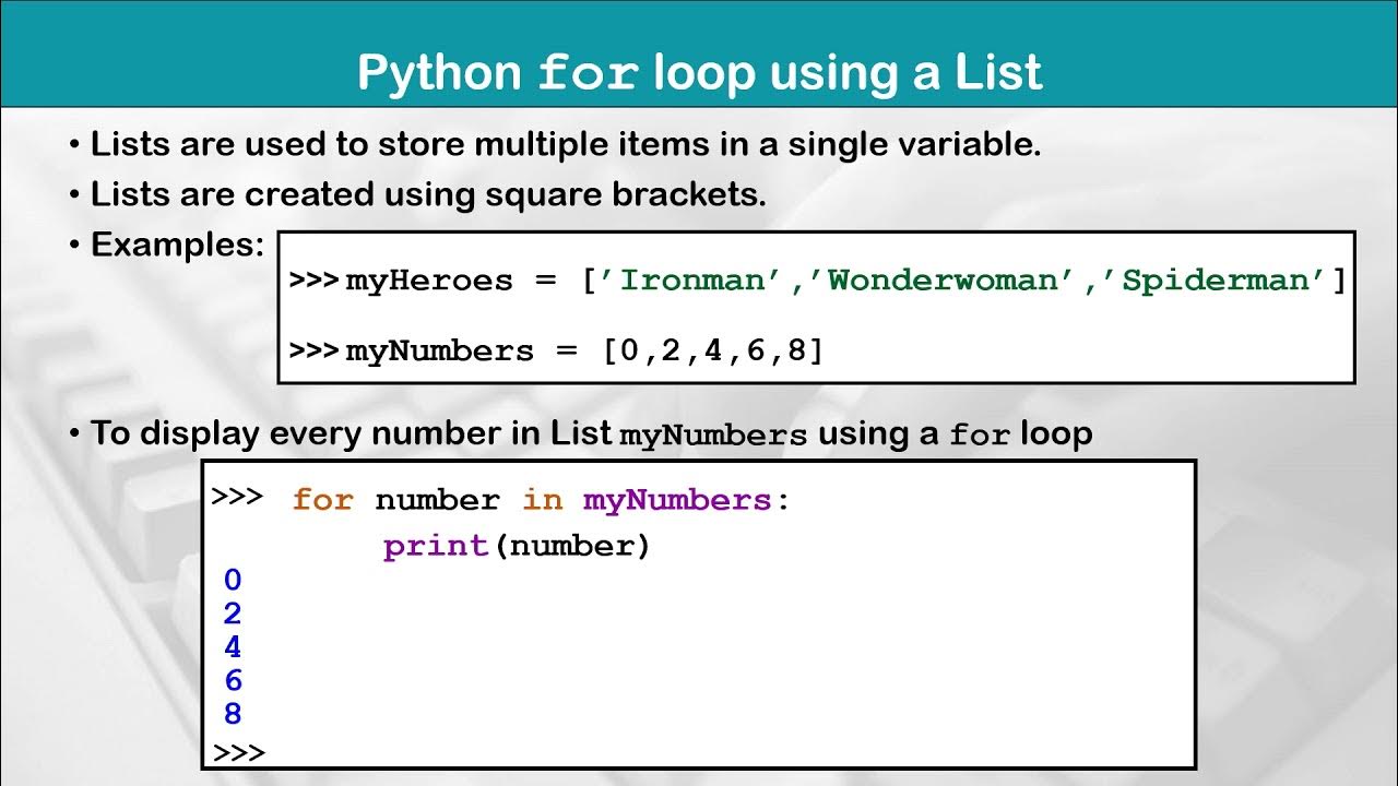 ICT G9 U8 L7 Writing computer programs using iteration structure mp4 ...