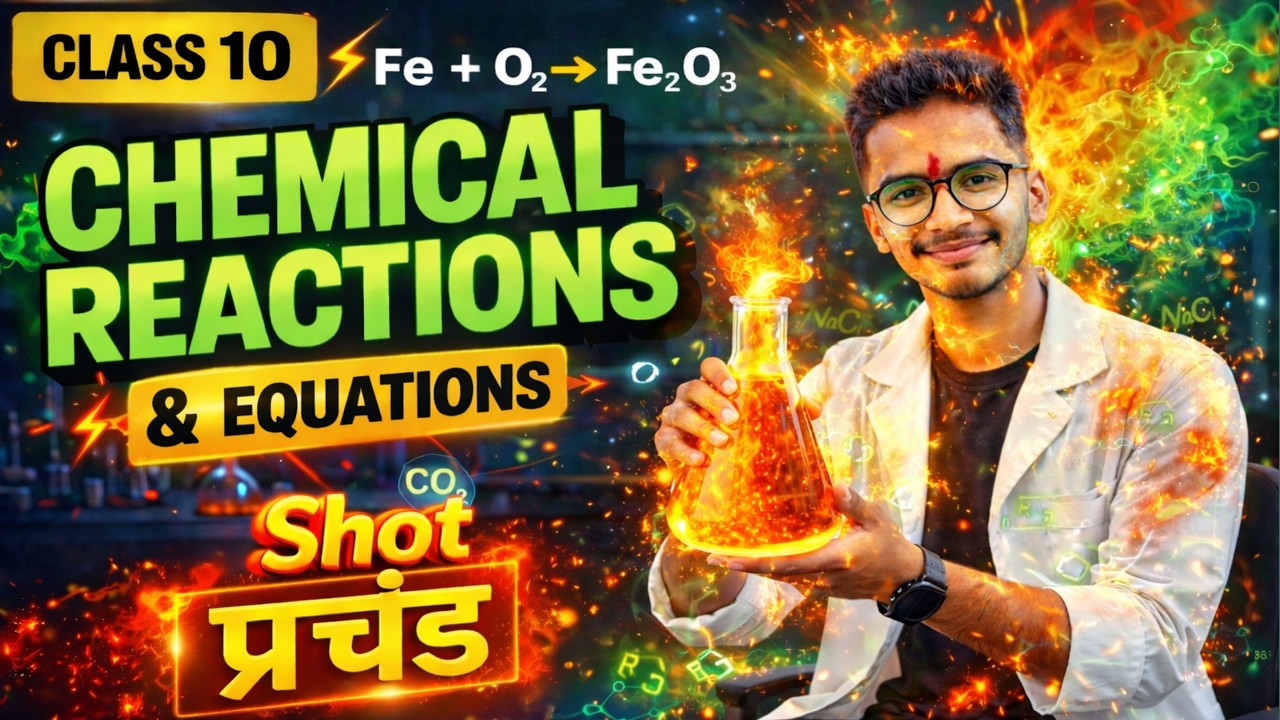 Chemical Reactions and Equations🔥| CLASS 10 Science One Shot | Complete ...