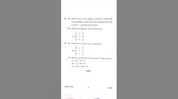math G.E.4 sem4 privious year question paper ranchi University #Ranchi University #shorts #viral