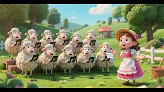 Little Bo Peep’s Singing Sheep Choir 🐑🎶 | Fun Nursery Rhyme &amp; Kids Song