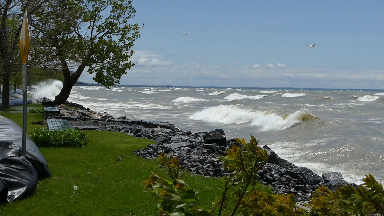 Record High Water on Lake Ontario - Montario Point Protective Barrier ...