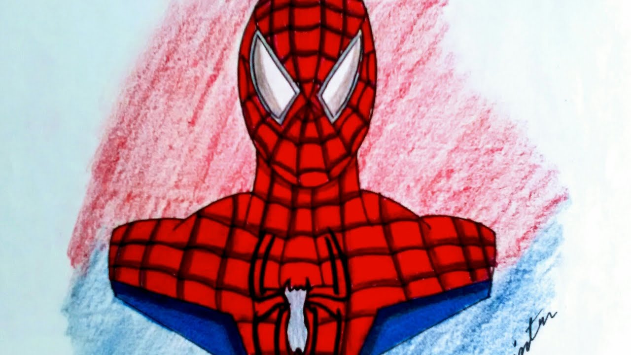 Como Dibujar a Spiderman FACIL Y RAPIDO  How To Draw Spiderman  YouTube