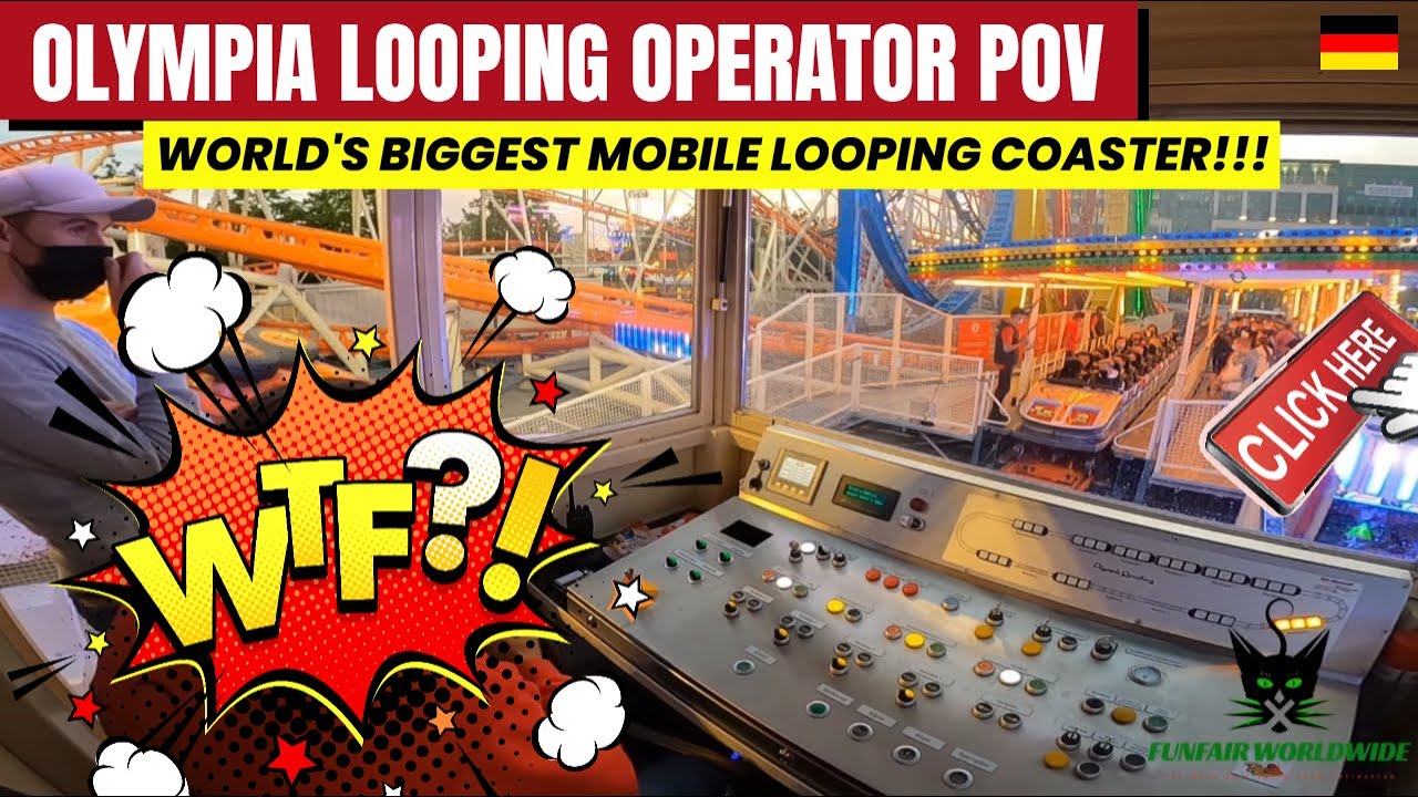 OLYMPIA LOOPING: Dive into the WORLD'S BIGGEST MOBILE COASTER POV! 🇱🇺