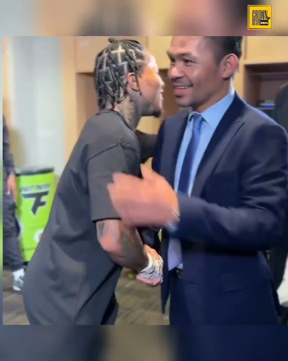 Gervonta Davis meets Manny Pacquiao at Davis-Garcia fight event
