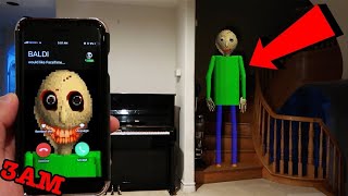 Scary Calling Baldis Basics On Facetime At 3Am Baldi Came To My House At 3Am