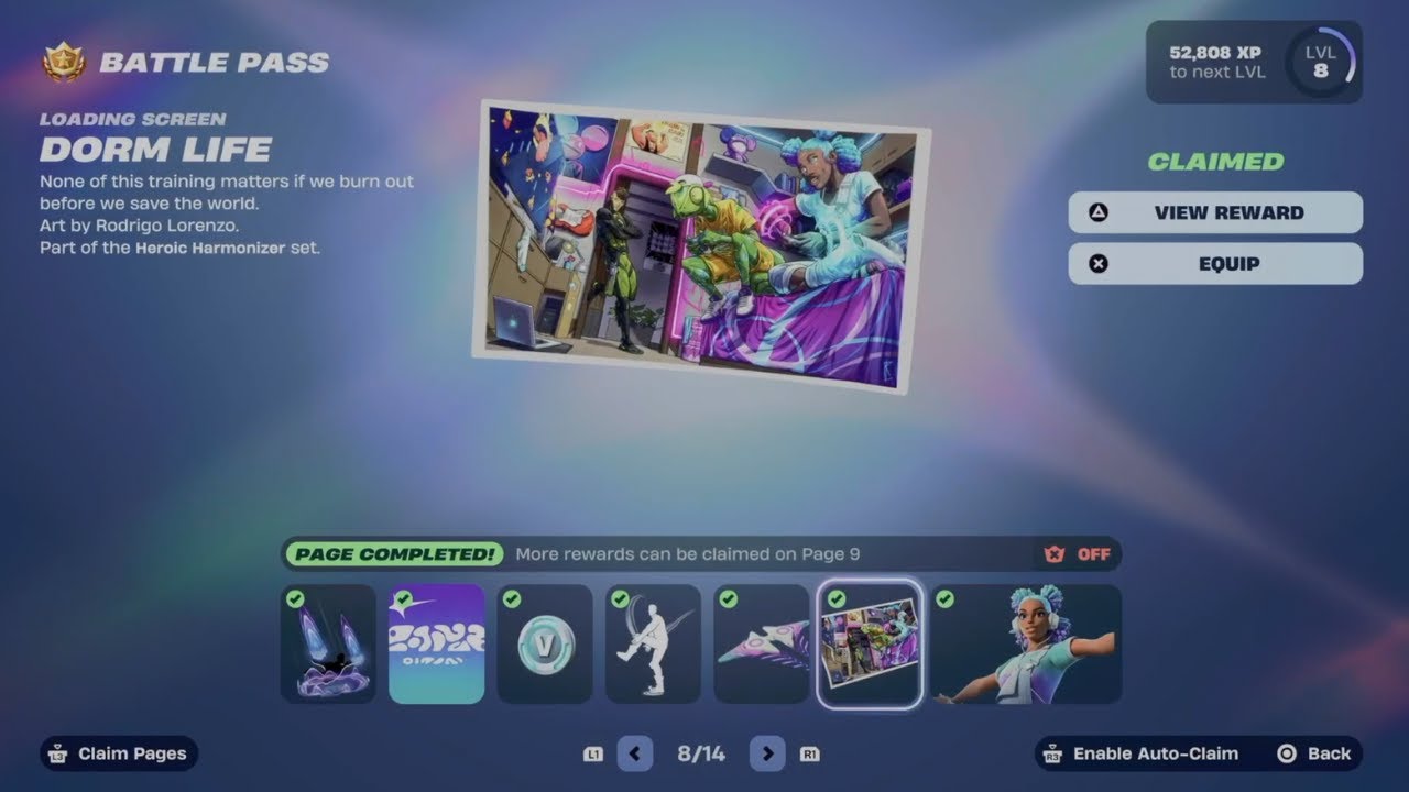How to Unlock Dorm Life Loading Screen in Fortnite | Battle Pass ...