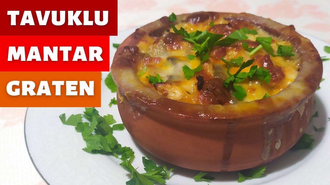 TAVUKLU MANTAR GRATEN TARİFİ ✅ Tavuklu Mantar Graten Nasıl Yapılır? ✅ Yemek Tarifleri