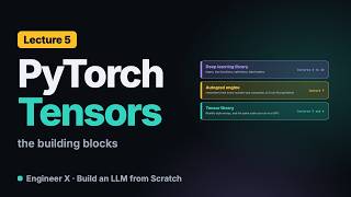 PyTorch Tensors Explained: Shapes, dtypes and Setup for Deep Learning | LLM Course L5