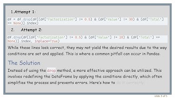 How to Drop Rows from a DataFrame in Python