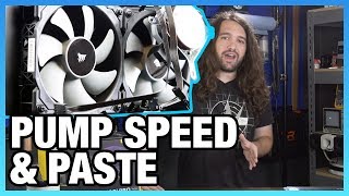 Pump Speed Performance Benchmark | Corsair H100i Pro Review