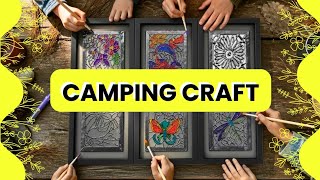 How I Prepare Stained Glass Crafts for a Kids Campout | Fast & Easy with Da Vinci Eye screenshot 2