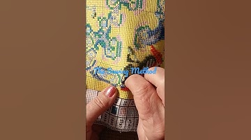 Tips & Tricks  The Sewing Method  #shorts #crossstitch #stitchingwithlora
