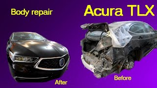 Acura TLX  Кузовной ремонт в Армении/Body repair in Armenia