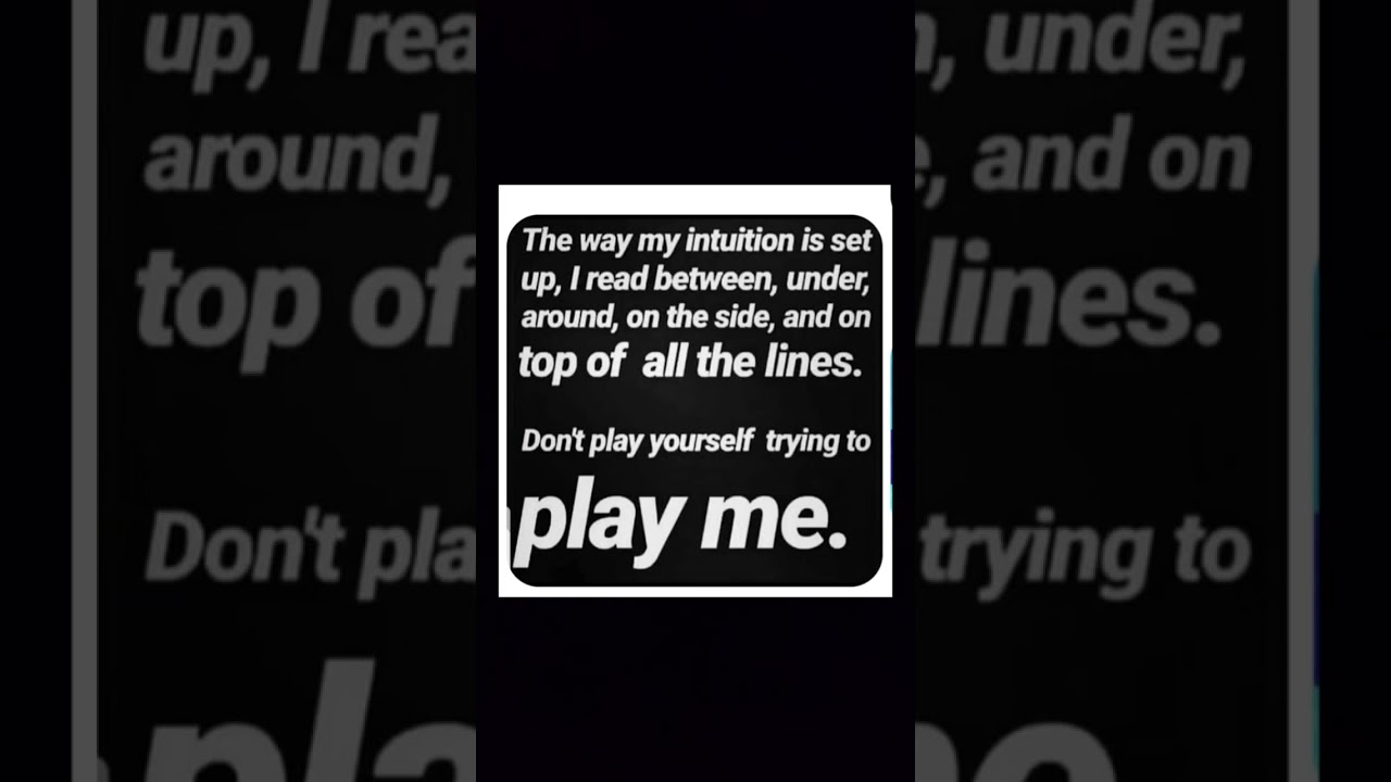 Saturday Reading: You see right through it all