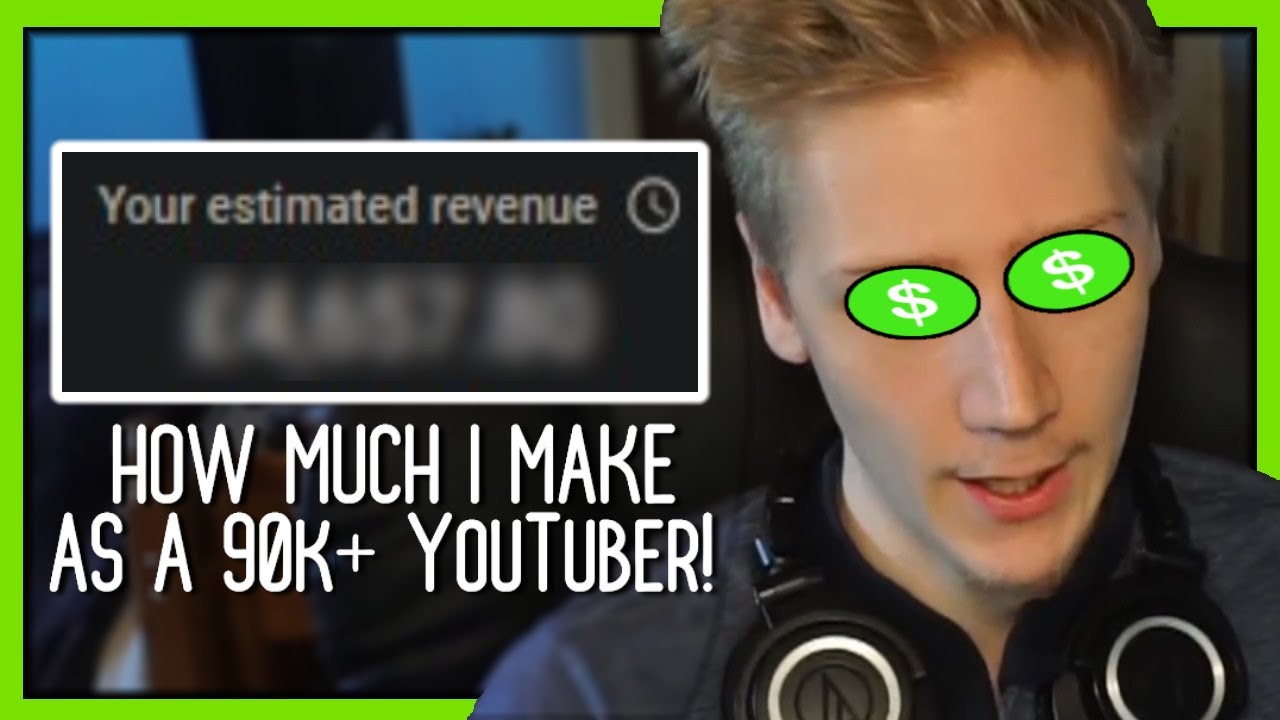 How Much $$$ I Make As A 90k Subs Full-Time YouTuber! - YouTube