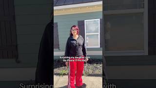 Surprising my daughter with a new iPhone 17 Pro Max #shortsviral