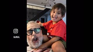 El emotivo mensaje de Jorge Rial a su nieto en un momento especial de su vínculo
