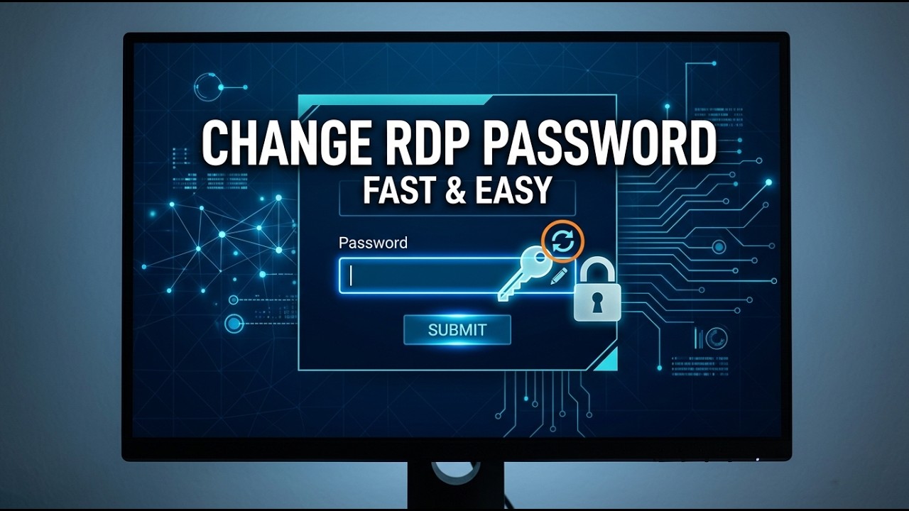 How to Change Password in Remote Desktop Session (RDP) - YouTube