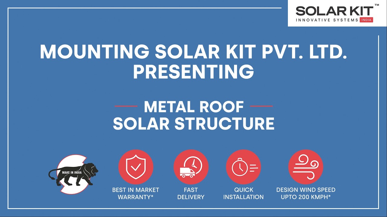 Long Rails - Trapezoidal Metal Roof  & Standing Seam Roof Solar Structure