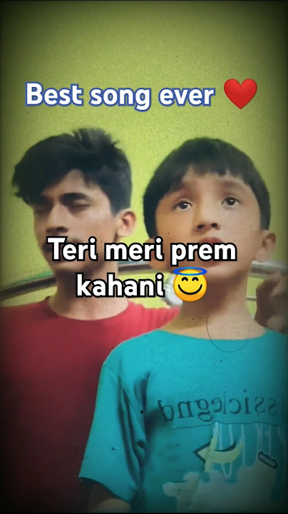Their voice 😮🥰, Feel this song Teri meri prem kahani ❤️ #shorts #song #hindisong