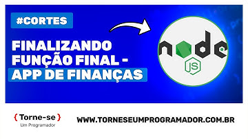 Crie um APP de Finanças com Node.js, I.A, Bootstrap e React - Finalizando função final.
