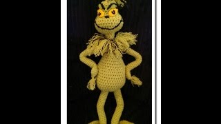 Free Crochet Grinch Inspired Doll Pattern - Full Walkthrough!
