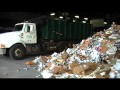 Single-Stream Recycling Facility Tipping Floor - Morris County