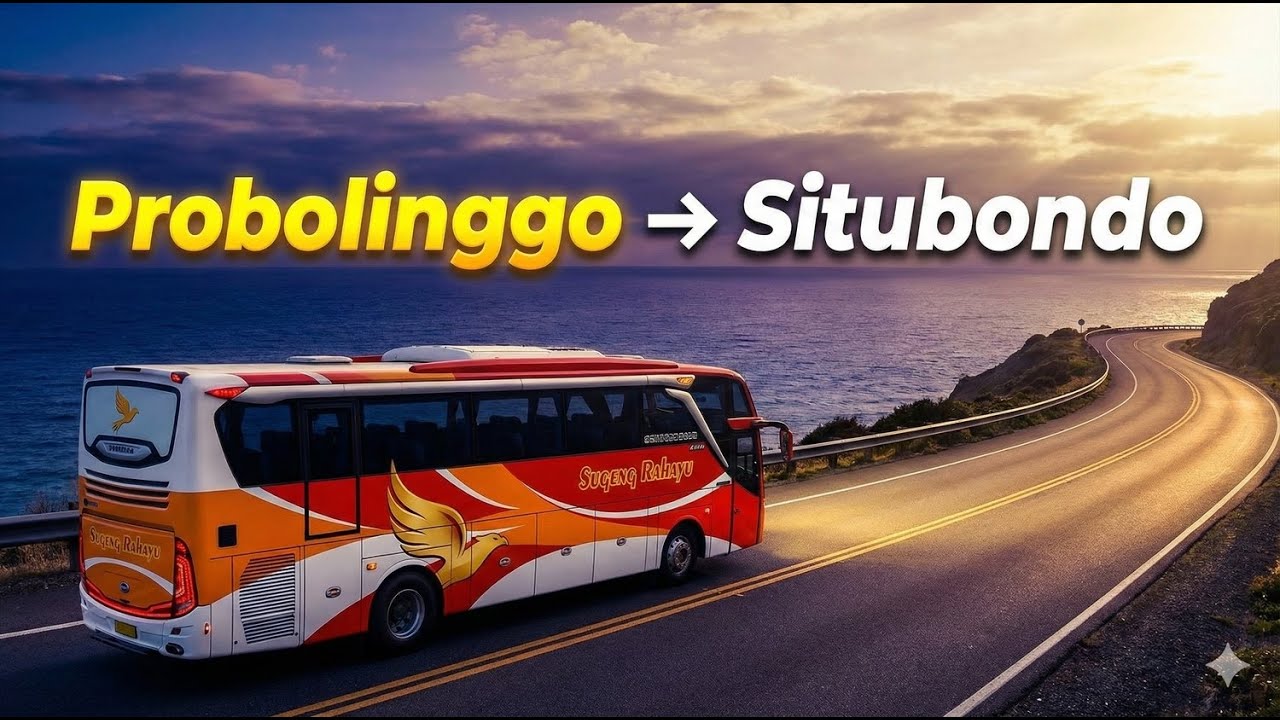 BUS SIMULATOR — Probolinggo → Situbondo | Realistic Driving + Scenic Views 🚍✨