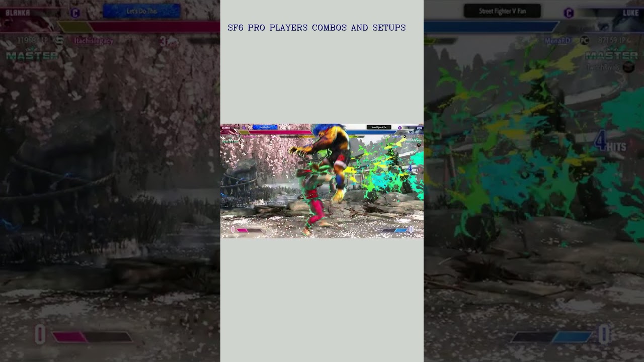 SF6 LUKE PRO PLAYERS COMBOS AND SETUPS