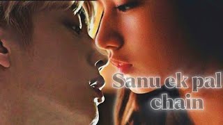 Jin x sana FMV 😩🌺( Sanu ek pal chain ) #viral#btsfmv#twicesana#jin #love #btsarmy ( requested video)