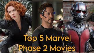 🔥 Top 5 Marvel Phase 2 Movies Ranked! 🔥