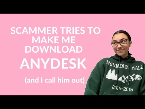 Scammer Tries to Make Me Download AnyDesk (and I call him out)