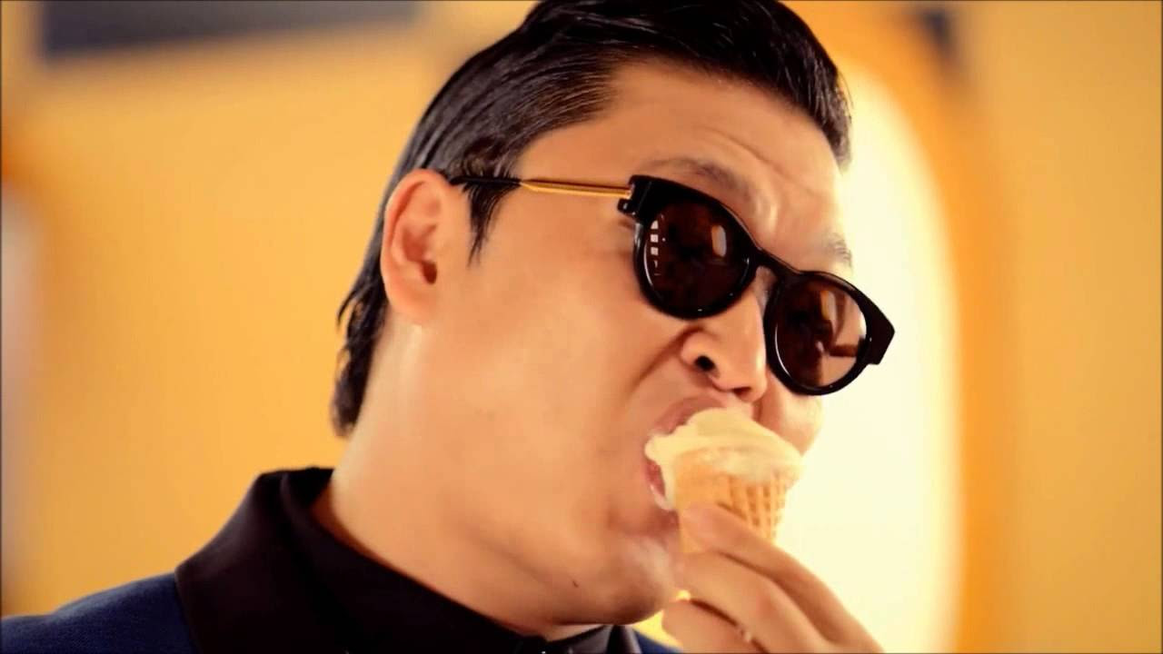 PSY Erotic Eating Ice Cream with Porno Music - HyunA - Ice Cream MV