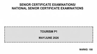Grade 12 Tourism Term 2 | May/June Exam Paper 2026