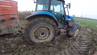 Traktörler Çamurda Ağlıyor - 10 Ocakta Mısır Silajı Yaptık