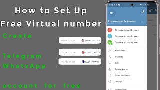 How to get a FREE Phone Number - Free Virtual Phone Number for Verification 2022 screenshot 1