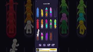 156-160 Level Crowd sort color puzzle game 2025