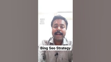 A simple but effective Bing SEO Strategy #seo #BingSEO