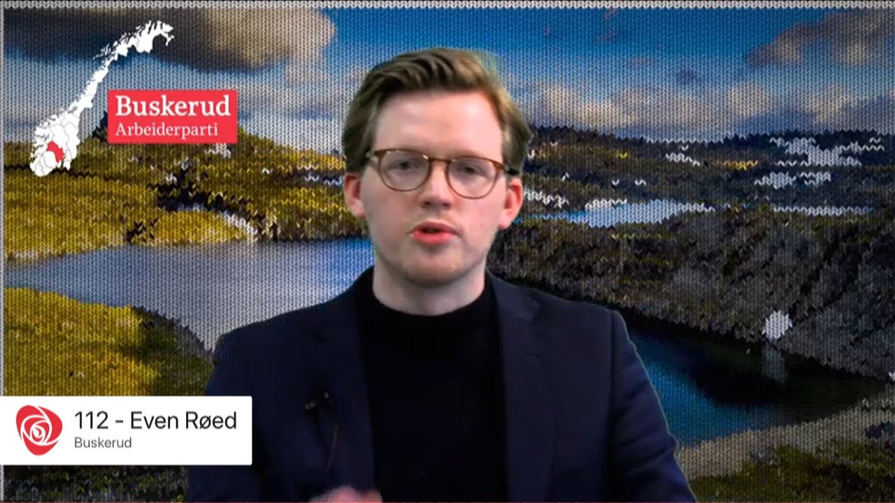 Even Røed Arbeiderpartiets landsmøte 2021 YouTube