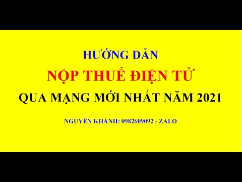 Video: Cách Nộp Thuế Trực Tuyến