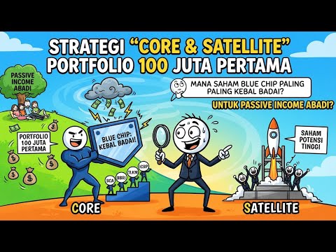 Strategi 'Core & Satellite' Porto 100 Juta Pertama: Saham Paling Kebal Badai Passive Income Abadi?