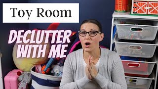 Toy Declutter With Me | Toy Room Declutter With Me | Playroom Organization #declutterwithme #toyroom