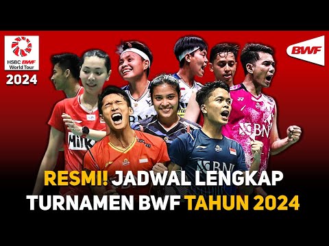 Ada Olimpiade Dan Thomas Uber Cup 2024! Jadwal Lengkap Turnamen Bulu Tangkis BWF 2024 #calendarbwf