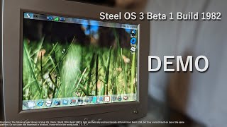Steel OS 3 Beta 1 Build 1982 Demo ~ So, I made my own OS!