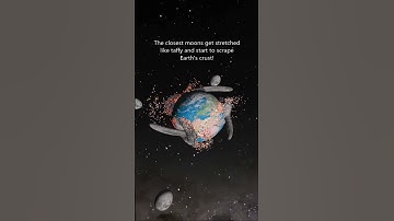 8 Moons Trying to Orbit Earth 😅 #spacesim