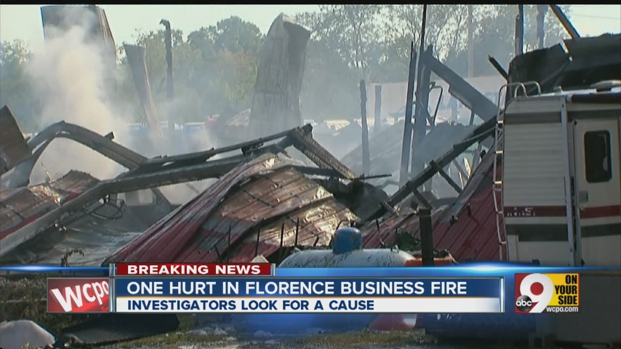 Fire in Florence business - YouTube
